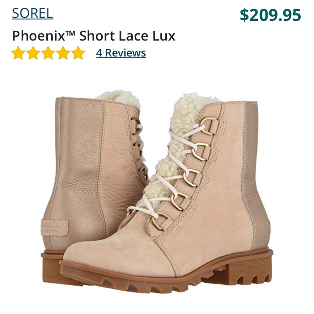 NEW Size 10 Sorel WaterProof Light Tan Boots